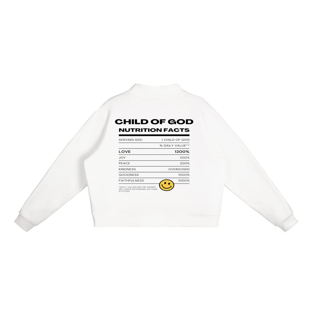 Child of God Nutrition Facts Crew Sweatshirt