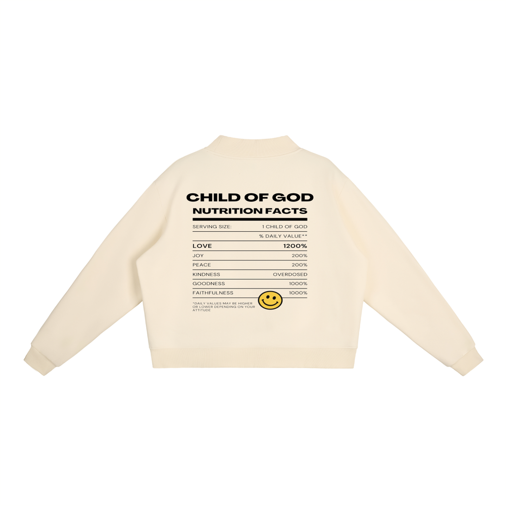 Child of God Nutrition Facts Crew Sweatshirt