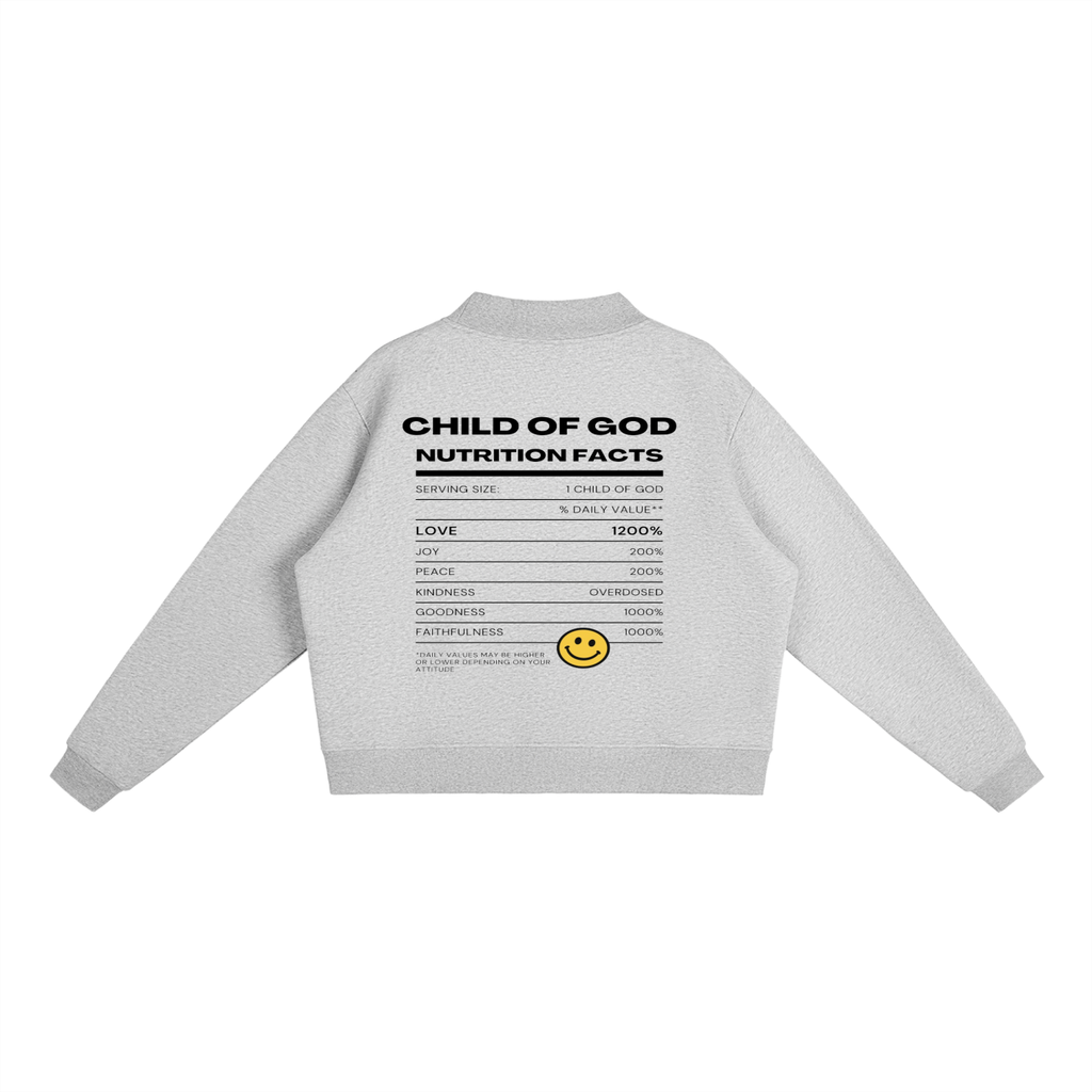 Child of God Nutrition Facts Crew Sweatshirt