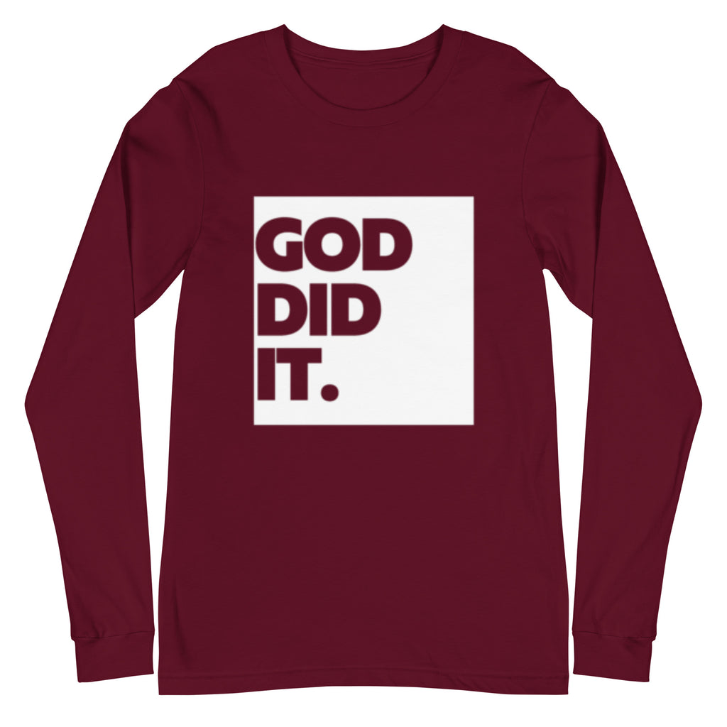 God did it Long Sleeve Tee